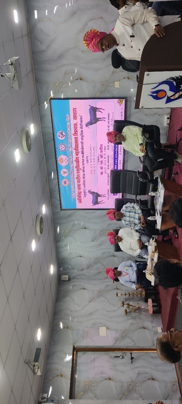 Goat farming SC beneficiary training